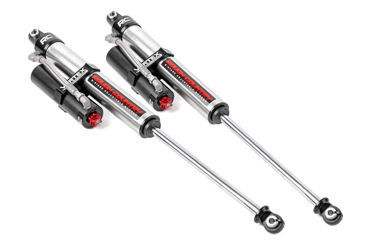 Ford F-250 Super Duty Adjustable Rear Shocks - Rough Country - 2.5 Vertex 8-Stage Adjustable - '05-'16